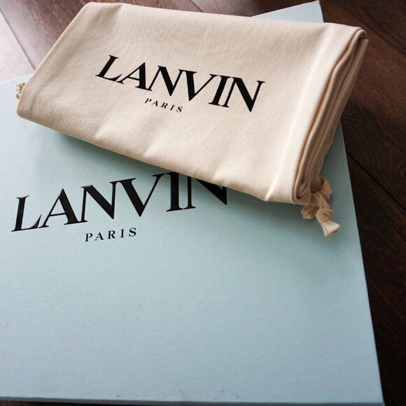 BNWT AW22 LANVIN BLUE CURB SNEAKERS 41 - Picture 6 of 11